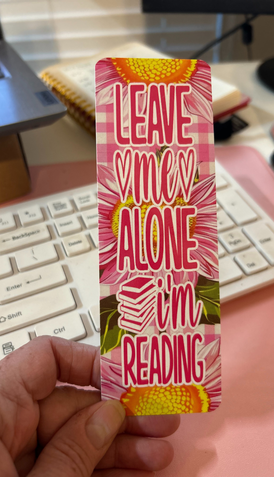 Leave Me Alone - I'm Reading Bookmark