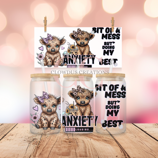 A Bit of a mess but doing my best UV DTF Wrap TW-00111