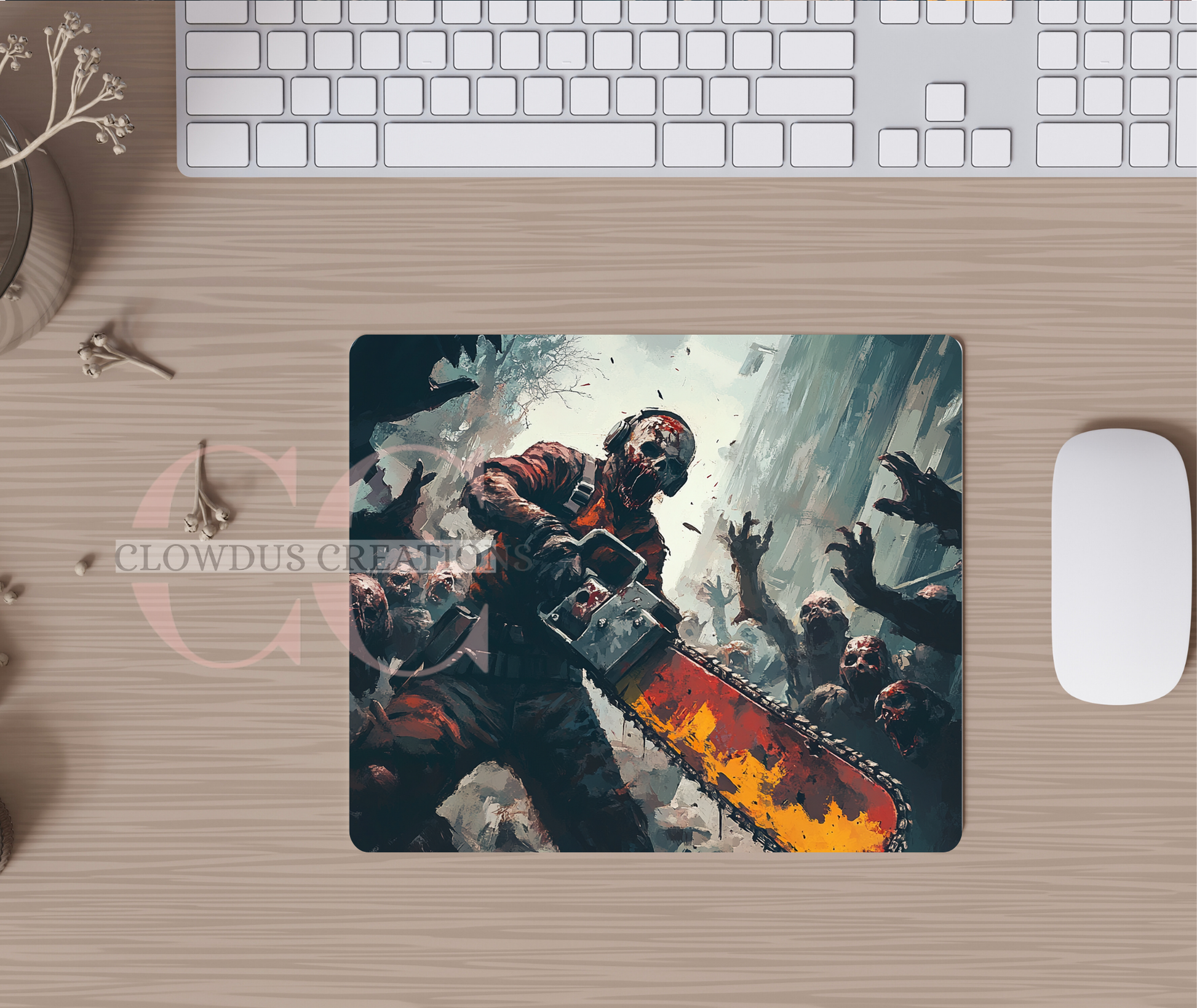 Zombie Apocalypse Gamer Mouse Pad