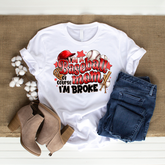 Baseball Mom - DTF Transfer