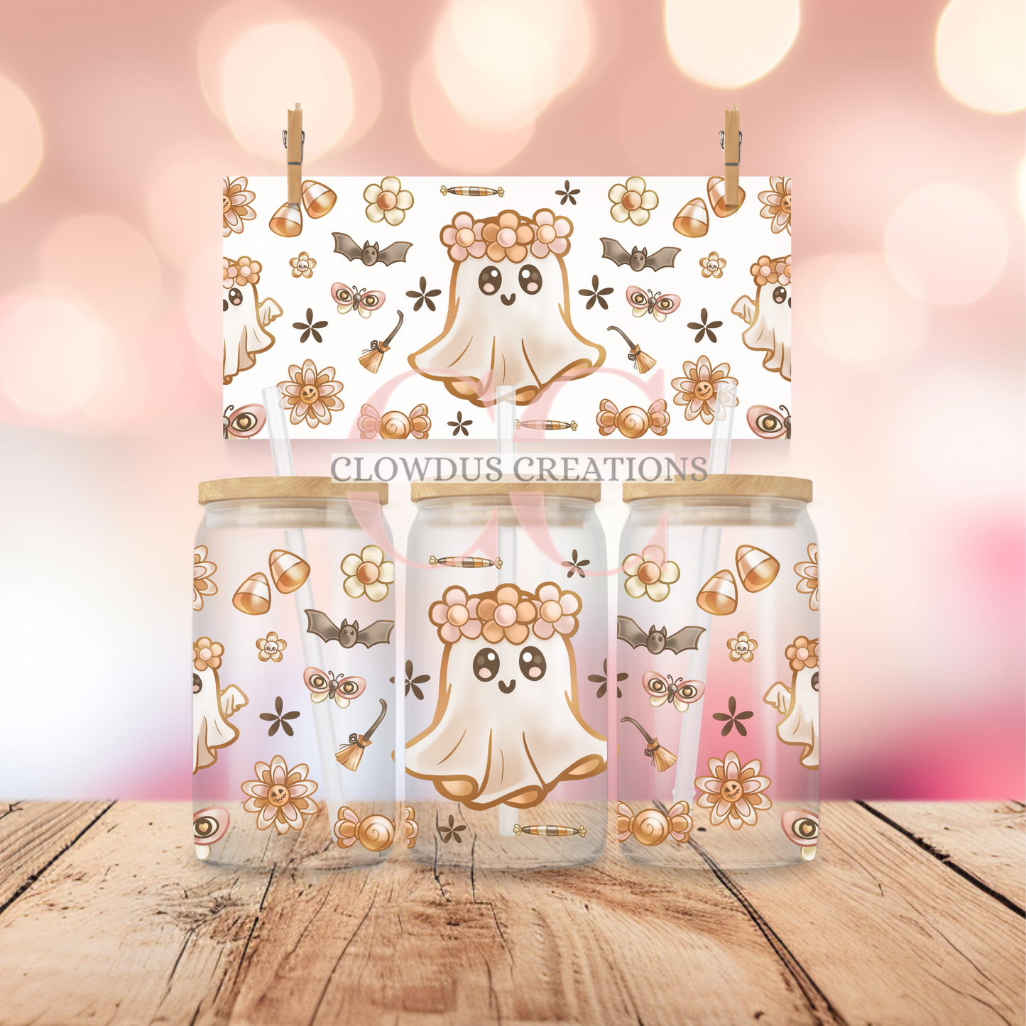 Ghostly Treats UV DTF Wrap TW-00127