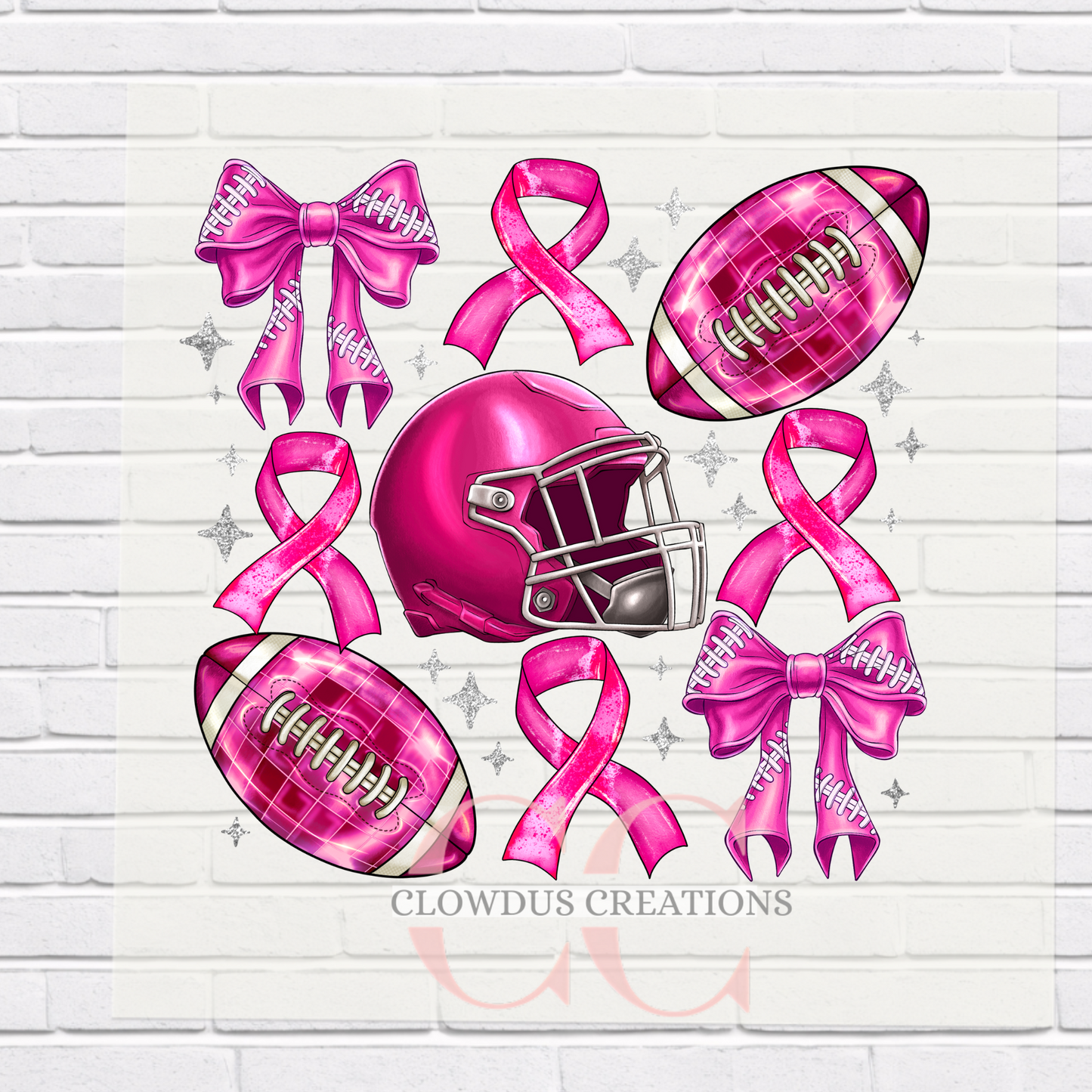 Pink Awareness Football Gear