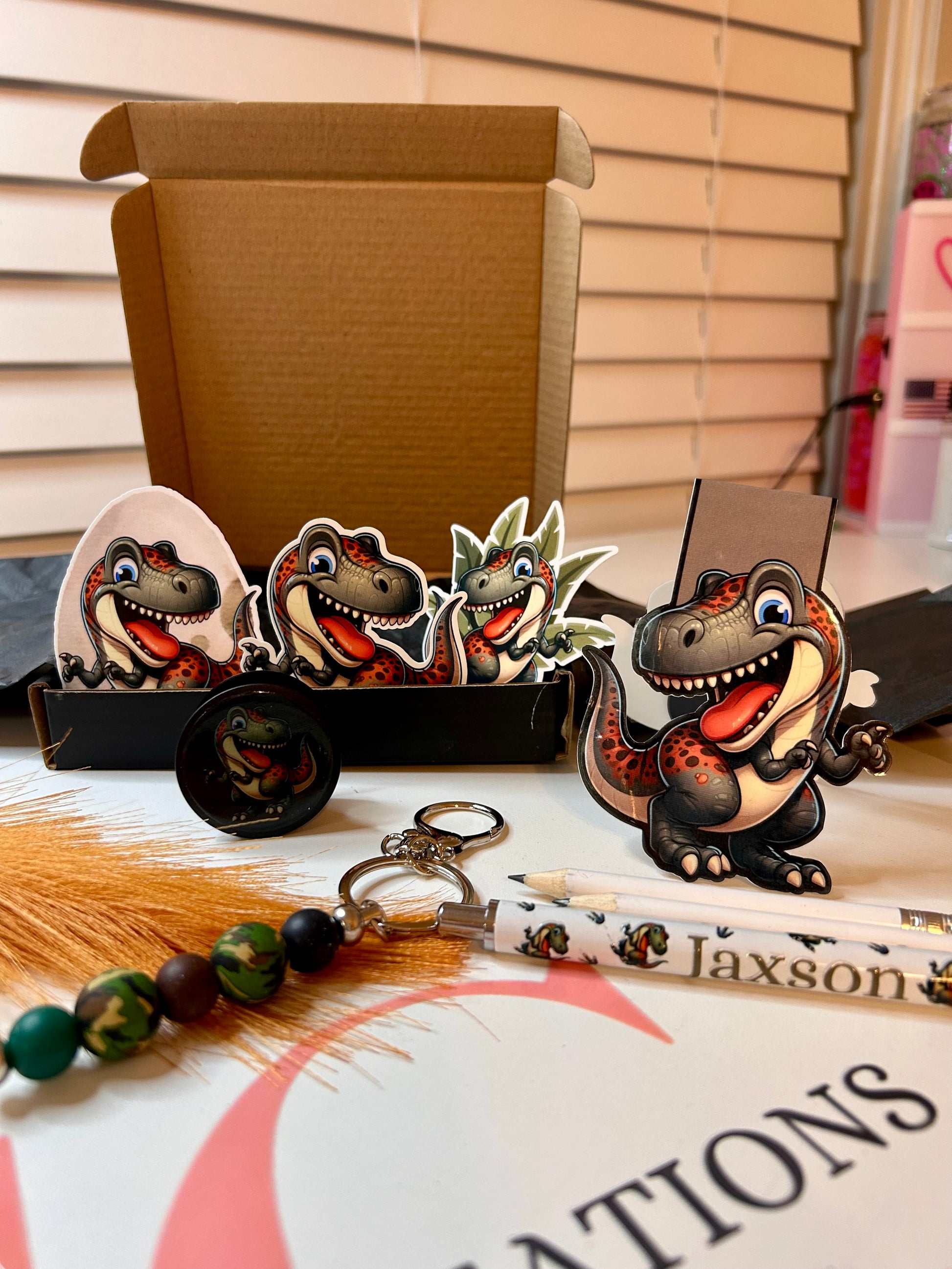 Boys Back to School Dino Gift Box