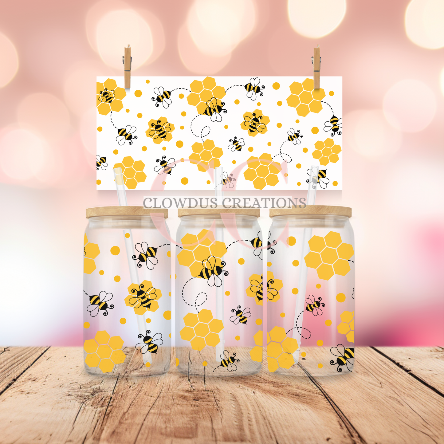 Honey Bee UV DTF Wrap TW-00125