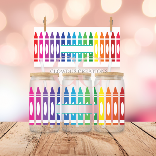 Crayons UV DTF Wrap TW-00144