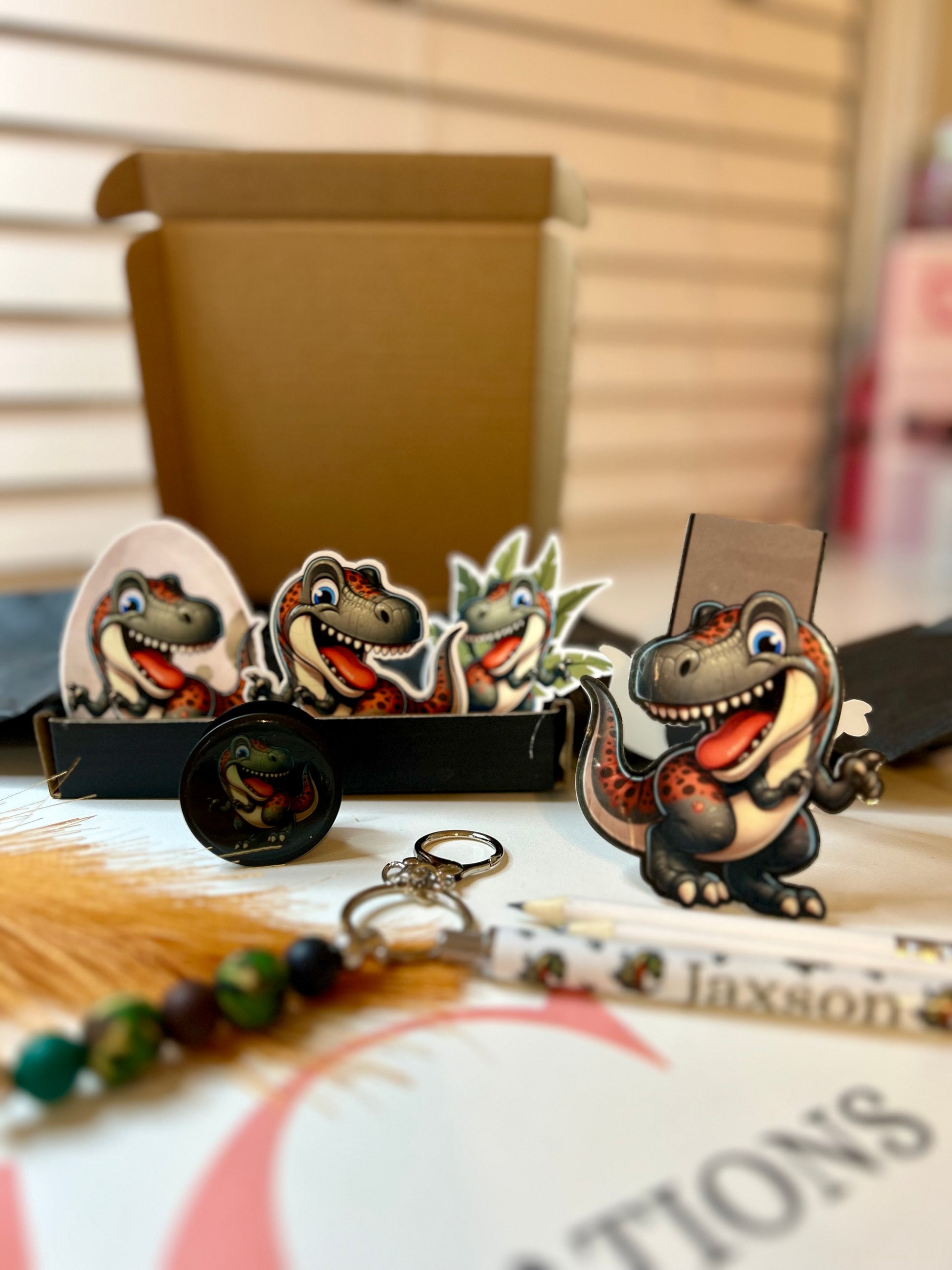 Boys Back to School Dino Gift Box