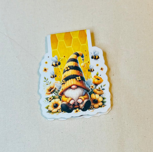 Bee Gnome - Magnetic Bookmark