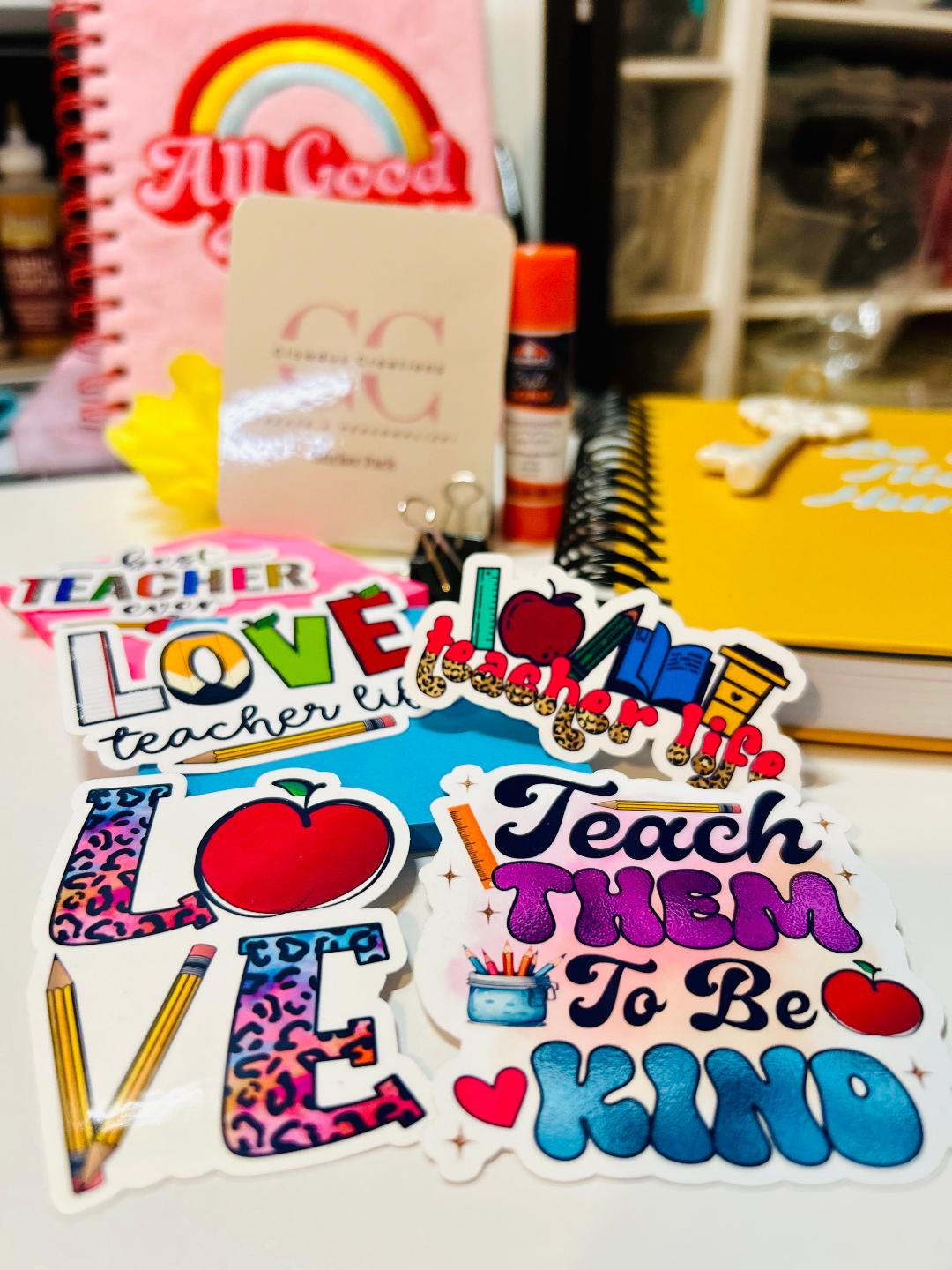 Teacher Life Sticker Pack - Variety Pack