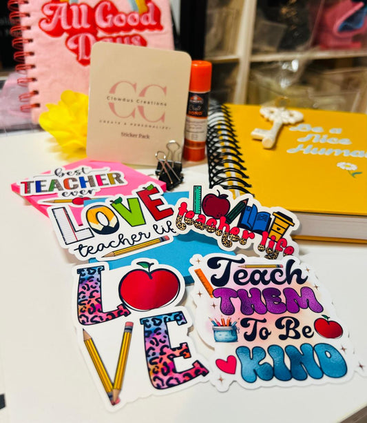 Teacher Life Sticker Pack - Variety Pack