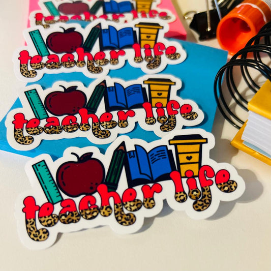 5-Pcs Teacher Life Sticker Pack