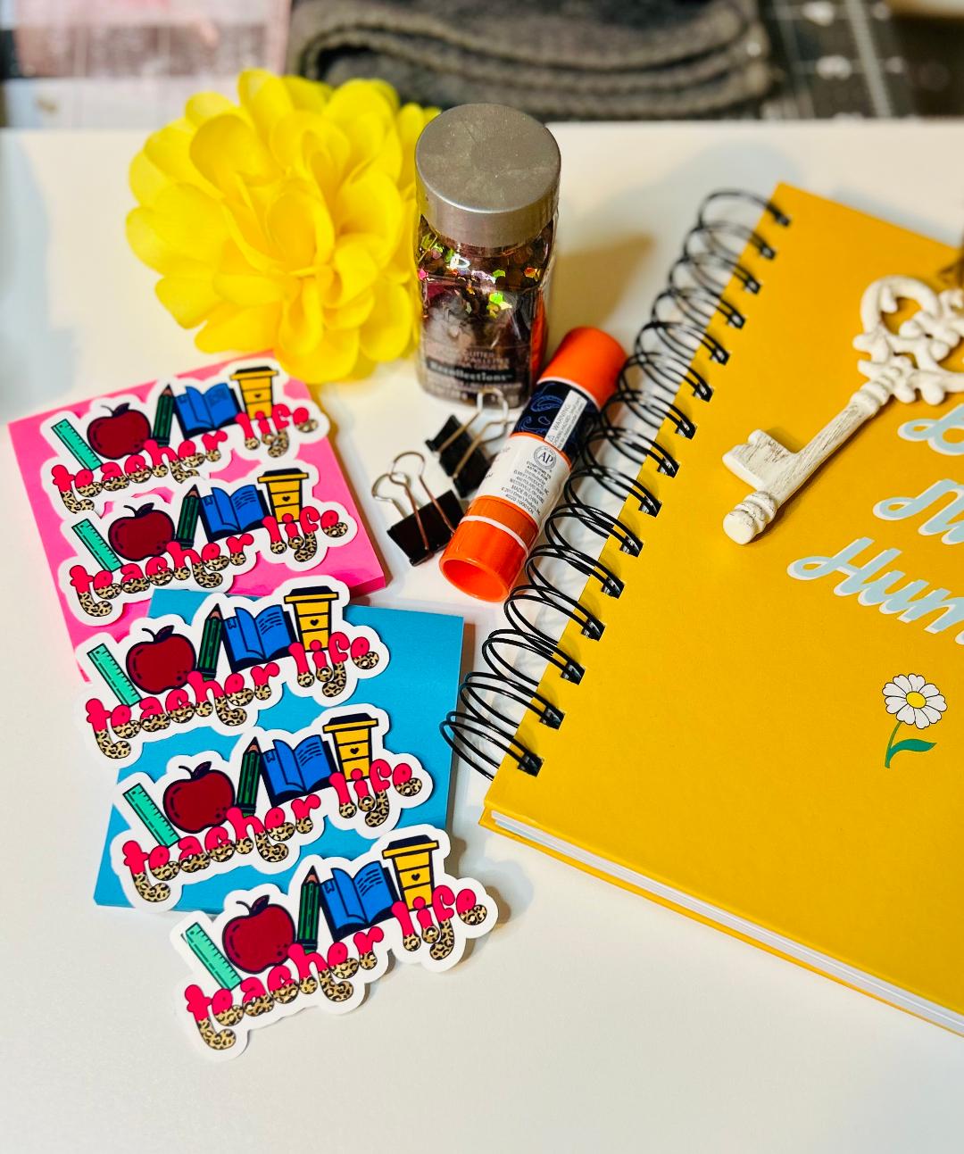 5-Pcs Teacher Life Sticker Pack