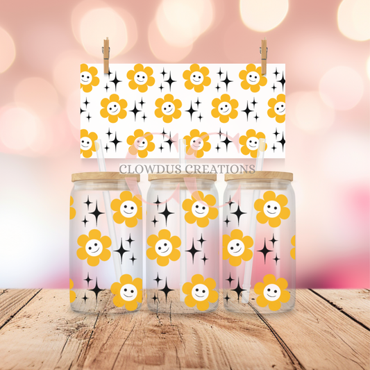 Yellow Flowers UV DTF Wrap TW-00119