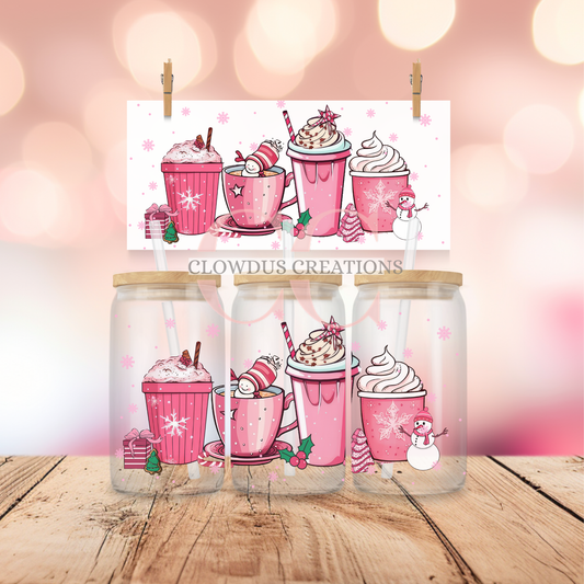 Winter Cocoa Cups UV DTF Wrap TW-00103