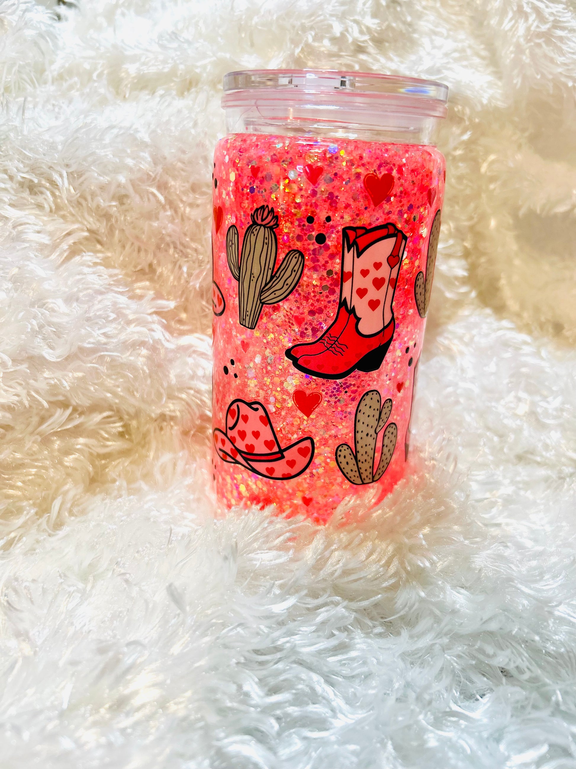 Pink Hats and Boots Tumbler