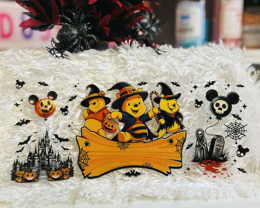 Halloween Pooh -UV DTF Wrap TW-00