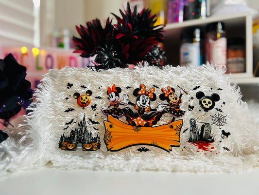 Halloween Girl Mouse - Orange - UV DTF Wrap TW-00