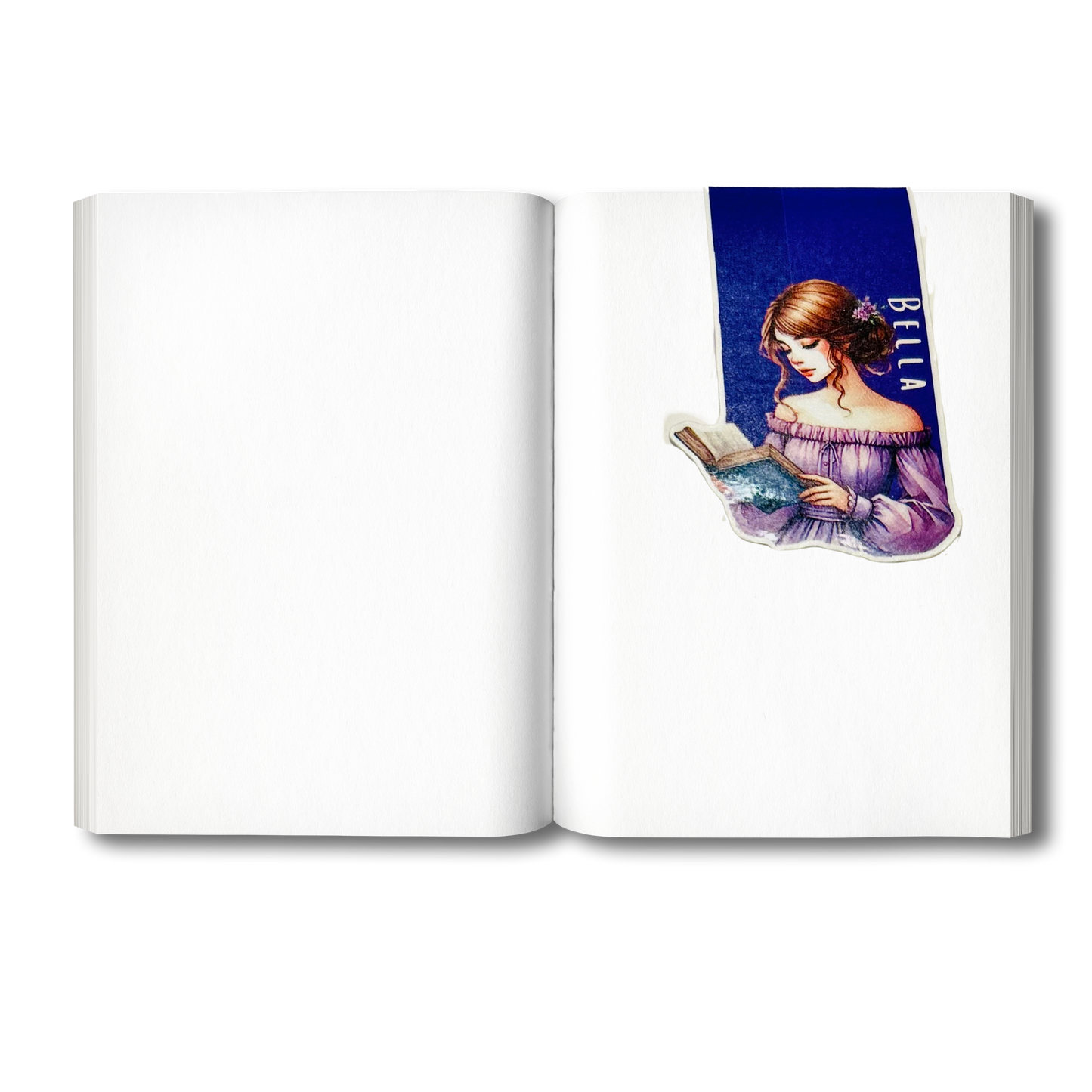 Purple Personalized Bookmark