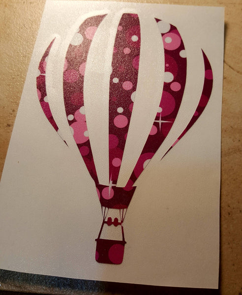 Hot Air Balloon Decal - Clowdus Creations