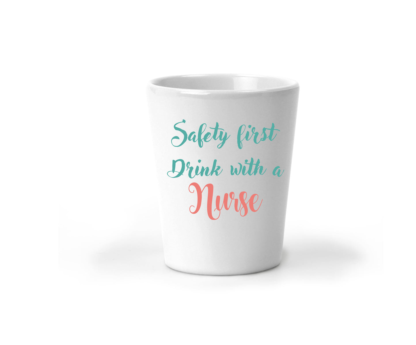Personalized Shot Glass, Nurse Stethoscope Shot Glass, Funny Shot Glass, Personalized Drinkware, Shot glass for women, Nurse gift