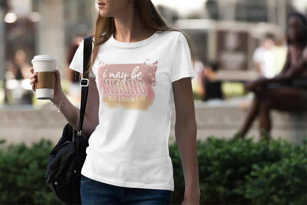 Add your design T-shirt | Teacher Gifts | Gift For a Teacher | Ladies Slim Fit Fine Jersey Tee | Teacher Gift | Gift for Nurses