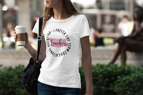 Add your design T-shirt | Teacher Gifts | Gift For a Teacher | Ladies Slim Fit Fine Jersey Tee | Teacher Gift | Gift for Nurses